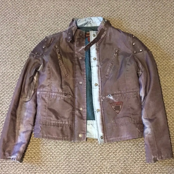 Unique Distressed Bomber Jacket - Picture 4 of 6